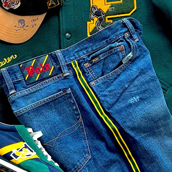 Polo Ralph Lauren RL Tigers Varsity Letterman Jacket & Hat - Picture 4 of 5